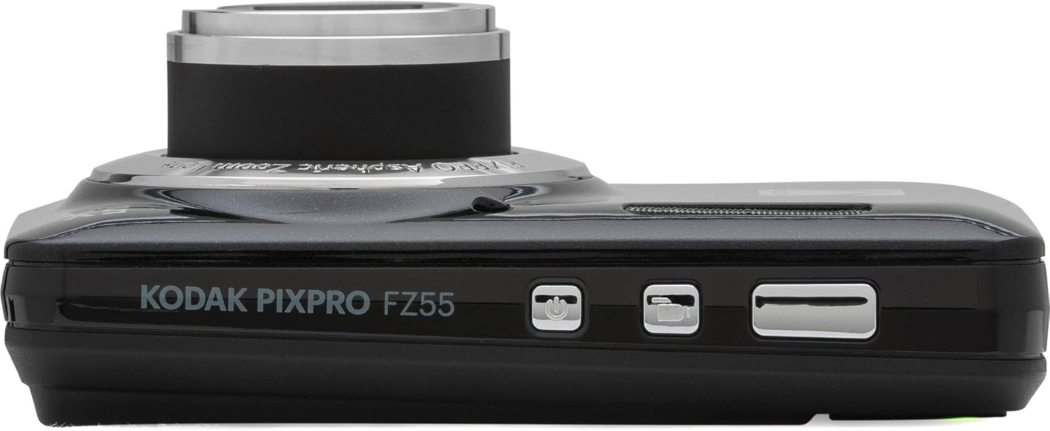 Kodak PIXPRO FZ55 cámara digital negra de 16 MP con zoom óptico 5X,...