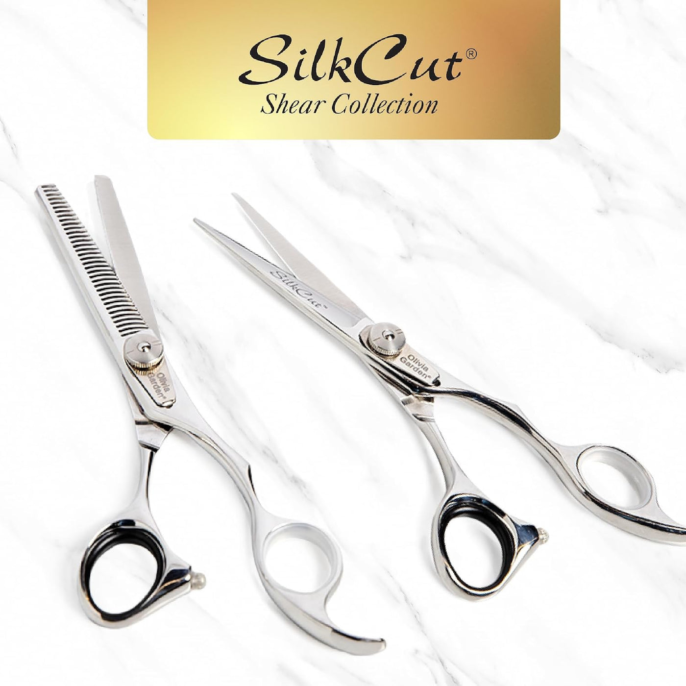 Olivia Garden SilkCut - Cizalla profesional para peluquería y estuc...