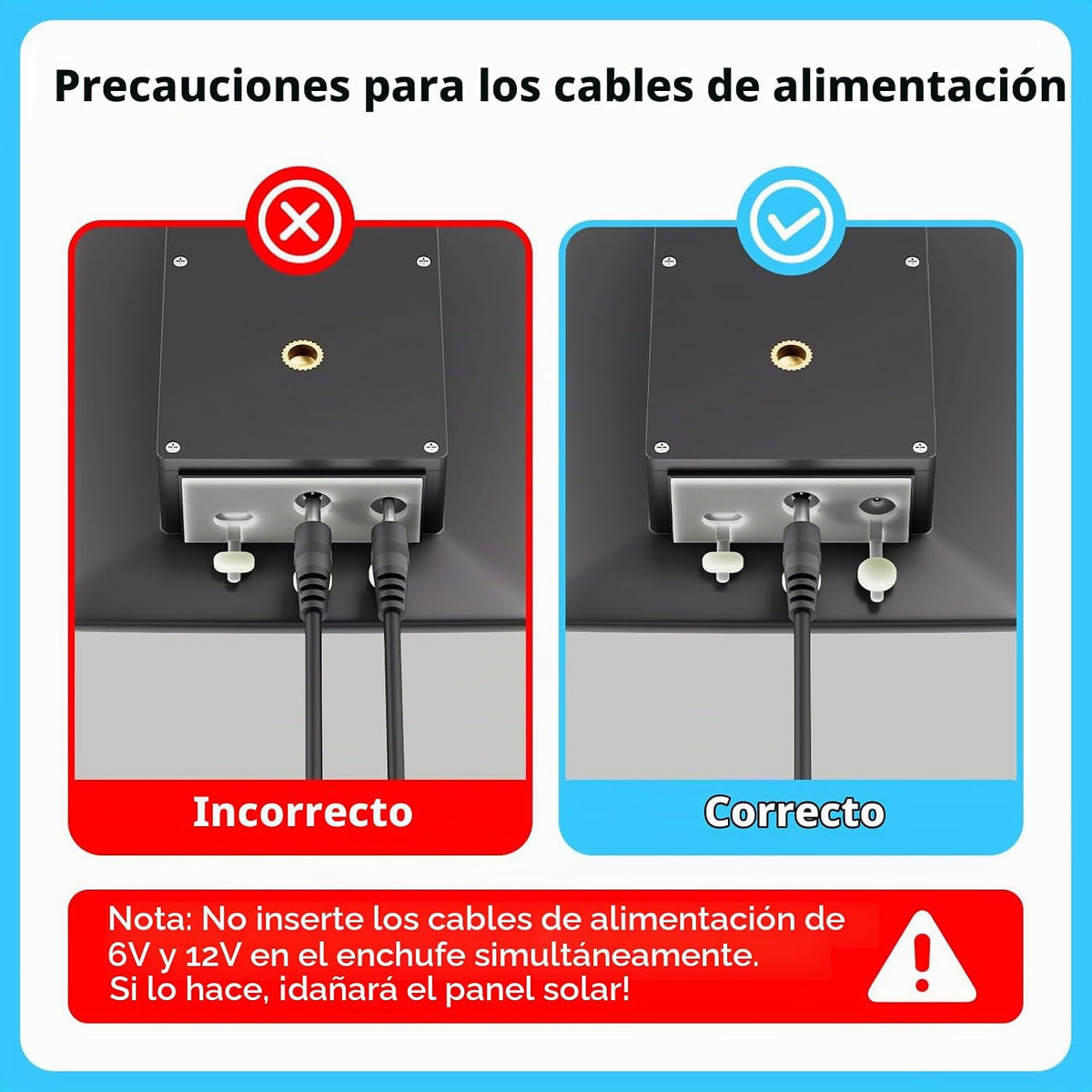 Panel solar para cámara de sendero, fuente de alimentación solar pa...