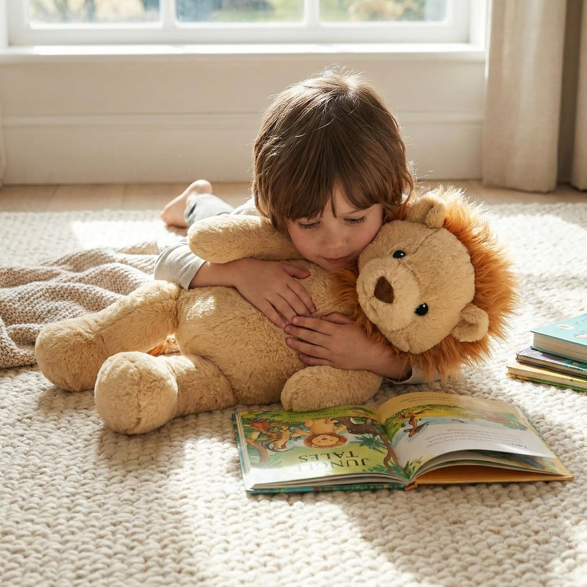 WEIGEDU Animal de peluche aderezable para ropa de niños de 3 a 6 me...