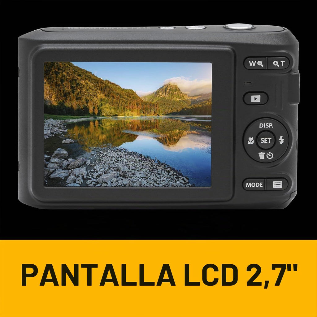 KODAK PIXPRO FZ45 - Cámara digital compacta de 16 MP, zoom óptico 4...