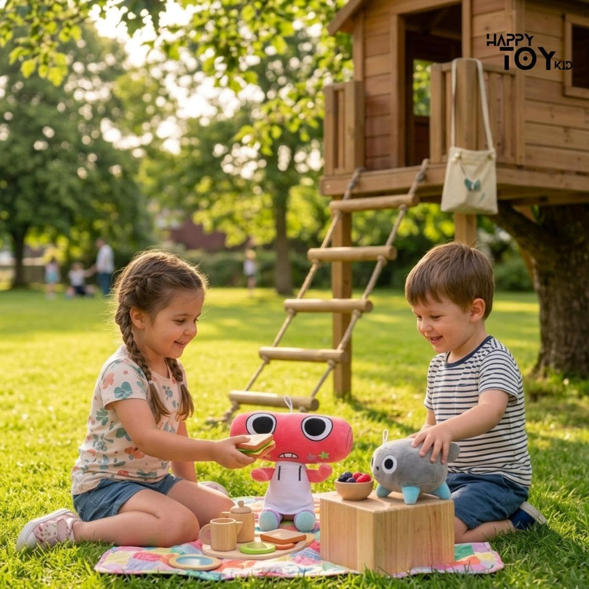 HappyToy Kid Juego de 8 peluches suaves \u2013 Bonitos personajes d...