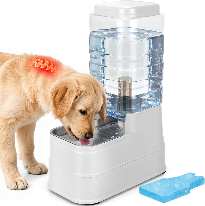 Dispensador de agua automático para mascotas de 2.2 galones para pe...