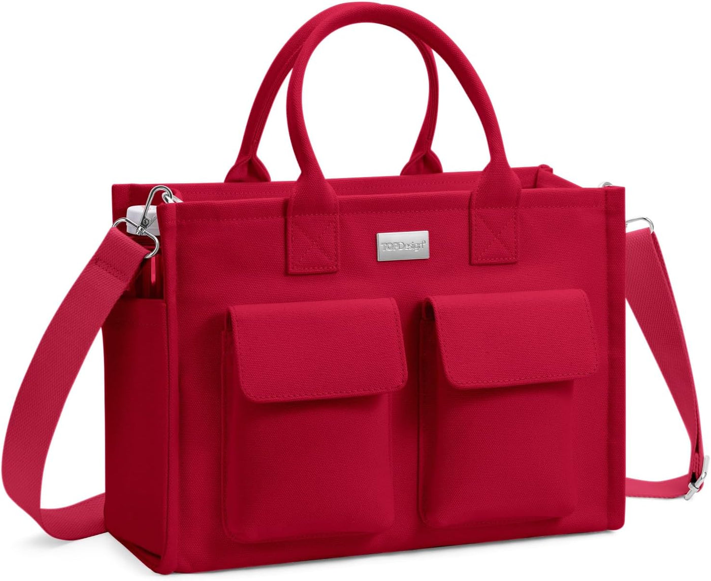 TOPDesign Bolso de Lona Resistente para Mujer, Bolso Bandolera\/de...