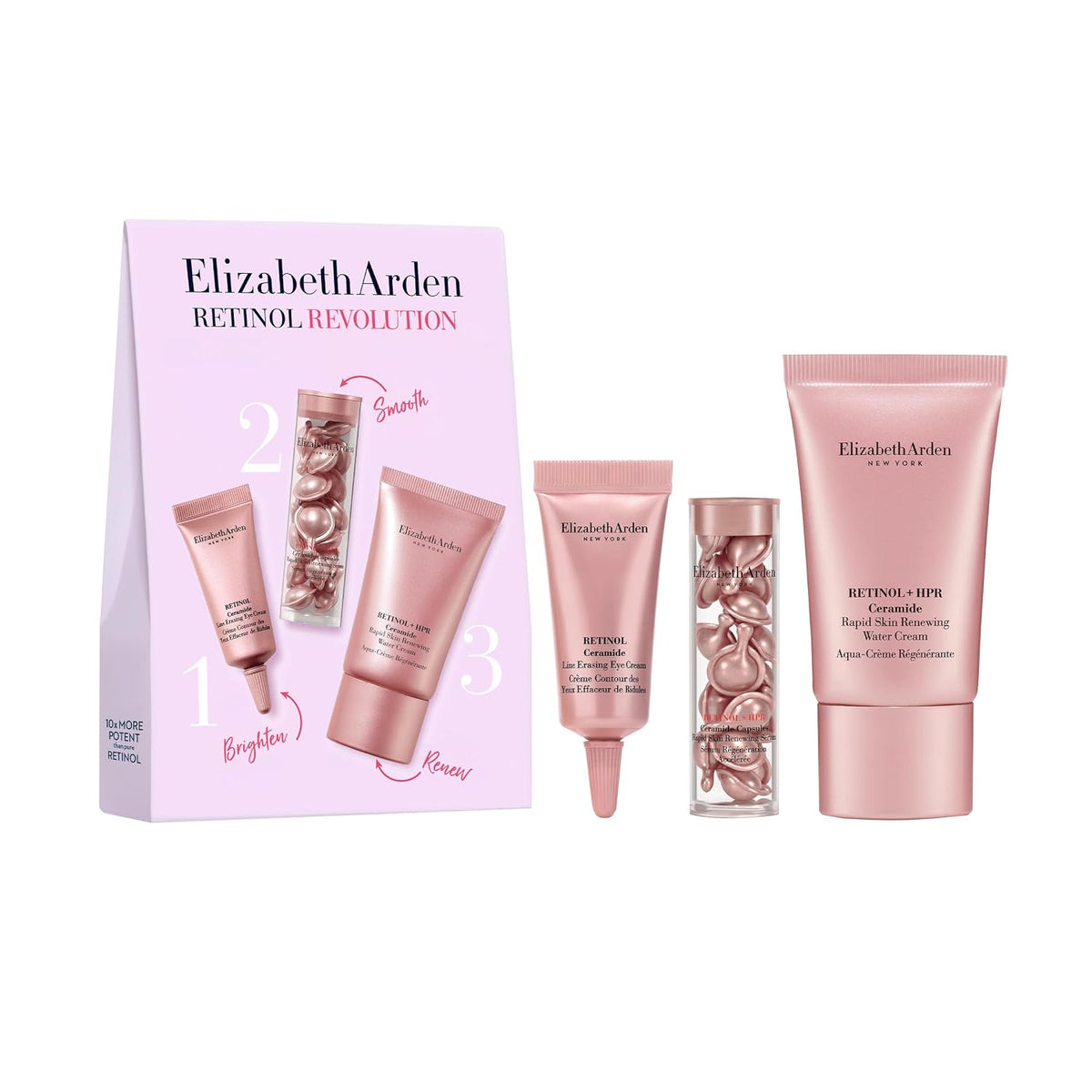 Cápsulas de suero facial de retinol + HPR de ceramidas de Elizabeth...