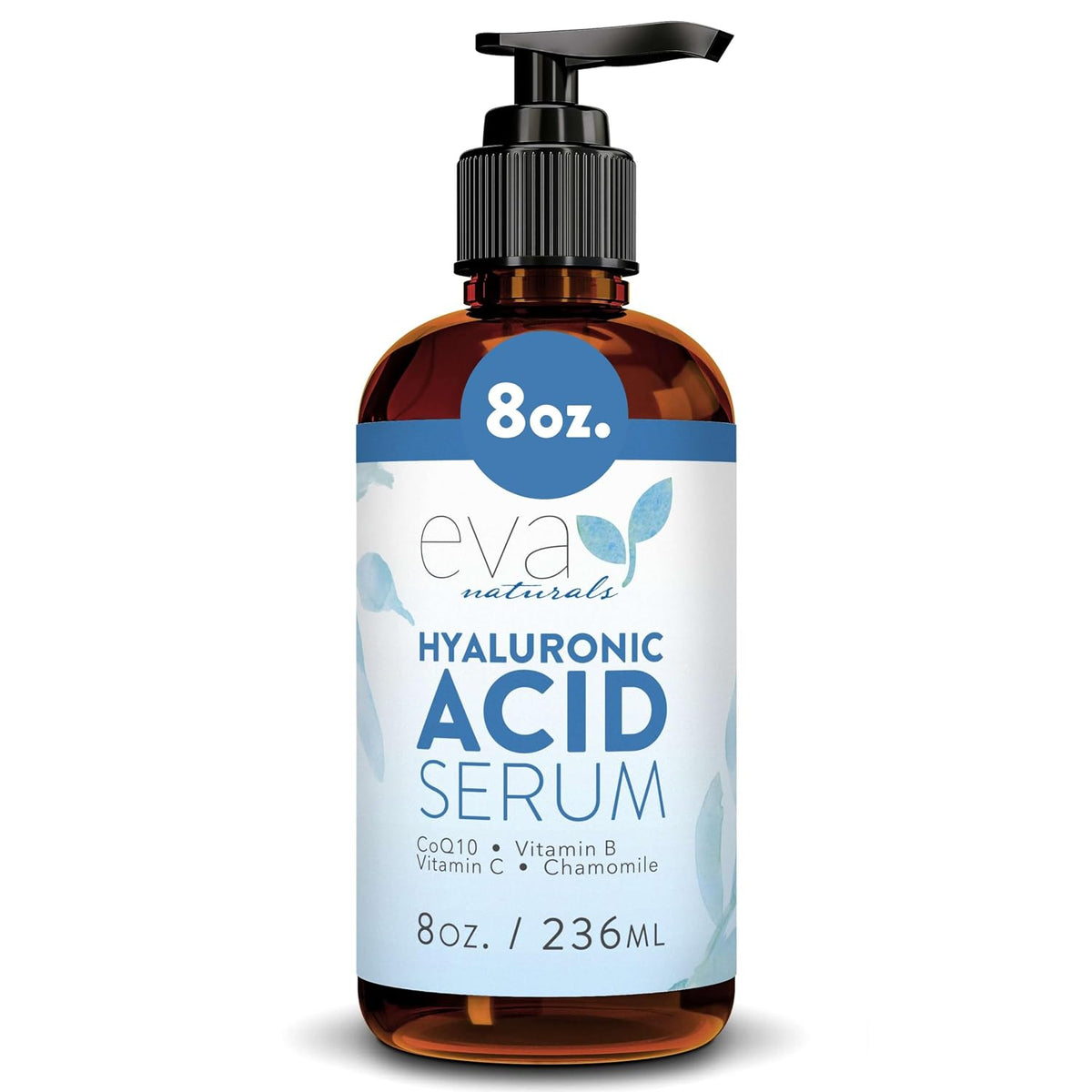 Eva Naturals - Suero facial de ácido hialurónico, antienvejecimient...