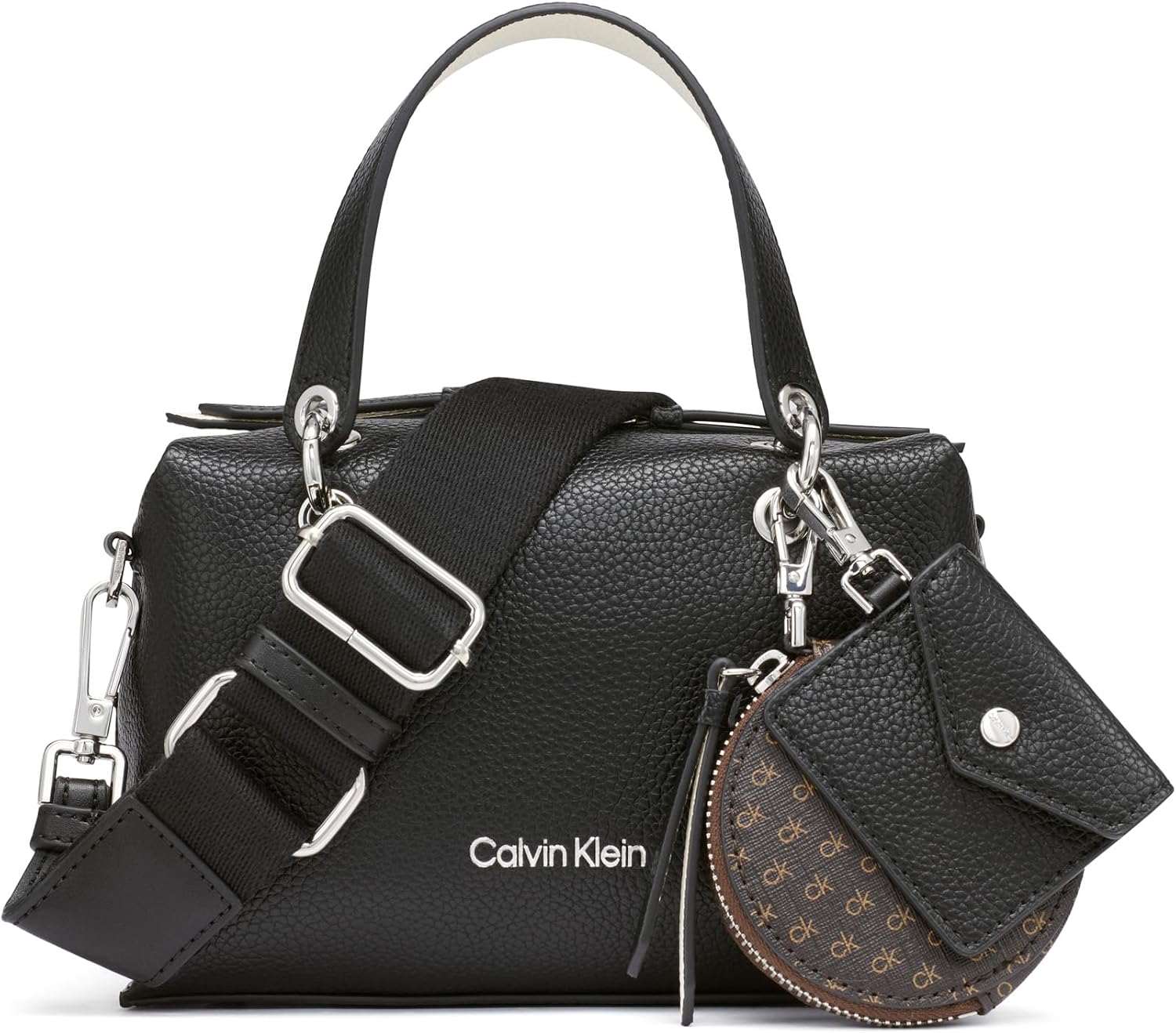 Calvin Klein Women's Cali Mini Satchel Crossbody Handbag