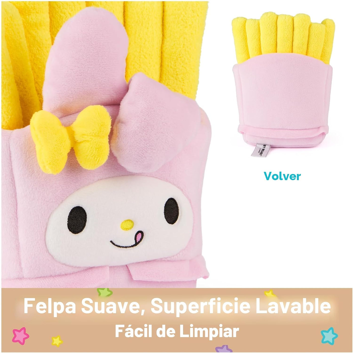 GUND Sanrio My Melody - Peluche de papas fritas de 8 pulgadas para...