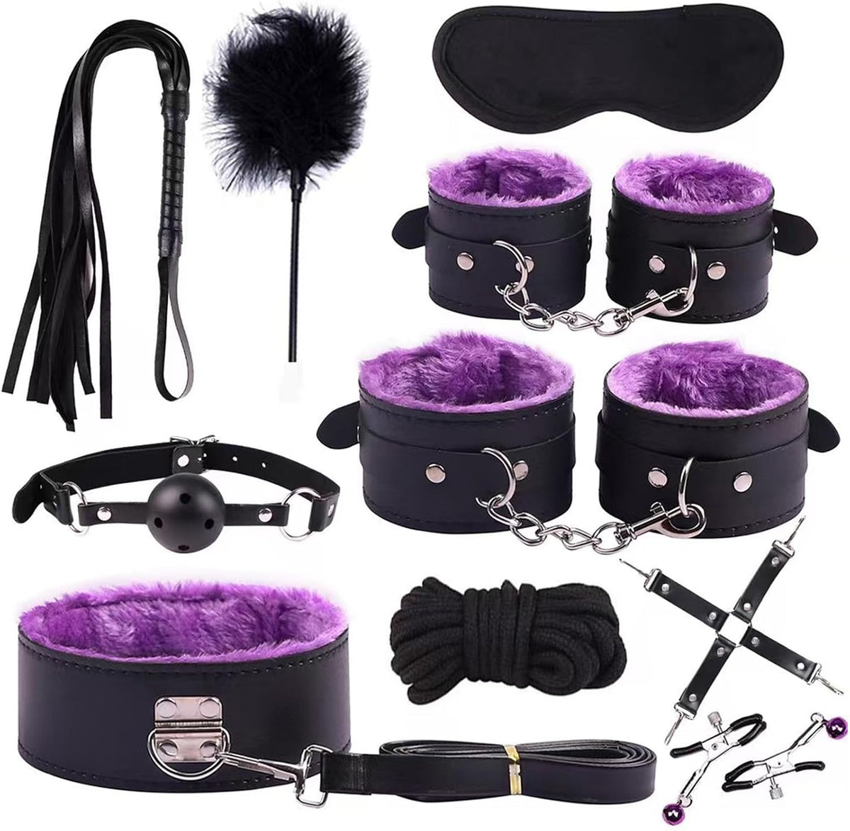 Kits de esclavitud sexual, juguetes de retención BDSM, 10 piezas, e...