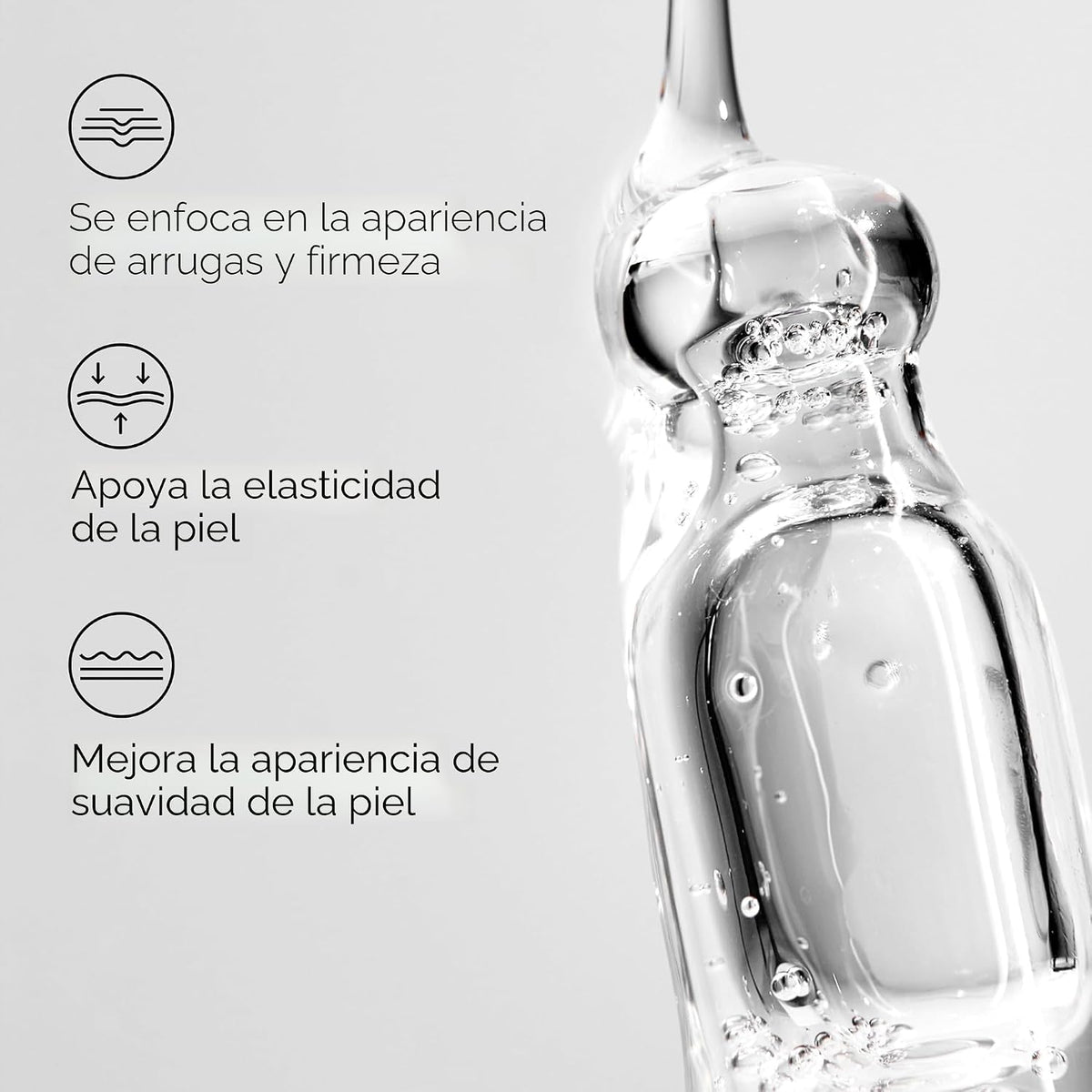 Multi-péptido + ácido hialurónico, suero peptídico antienvejecimien...
