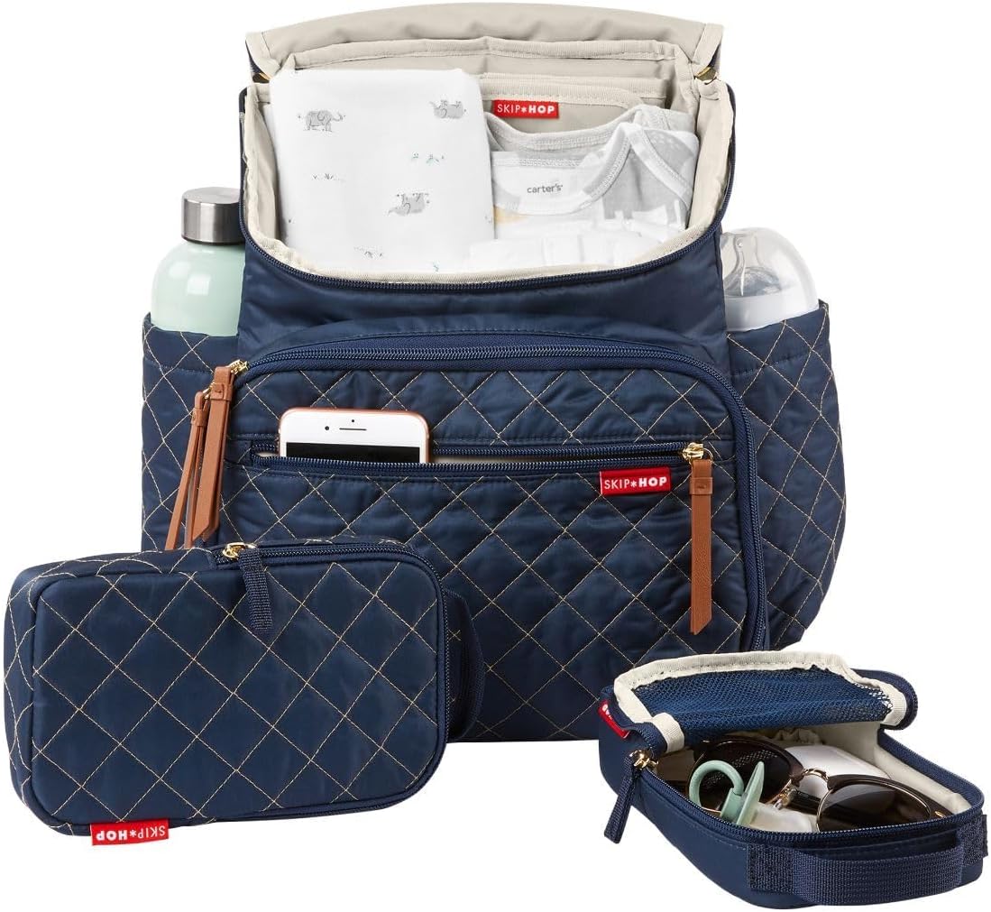 Skip Hop Mochila Bolsa de Pañales: Forma, bolsa de viaje multifunci...