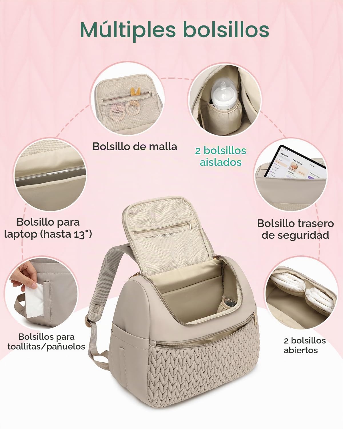 Bolsa para extractor de leche Qualyphant para Spectra S1\/S2 y Mede...