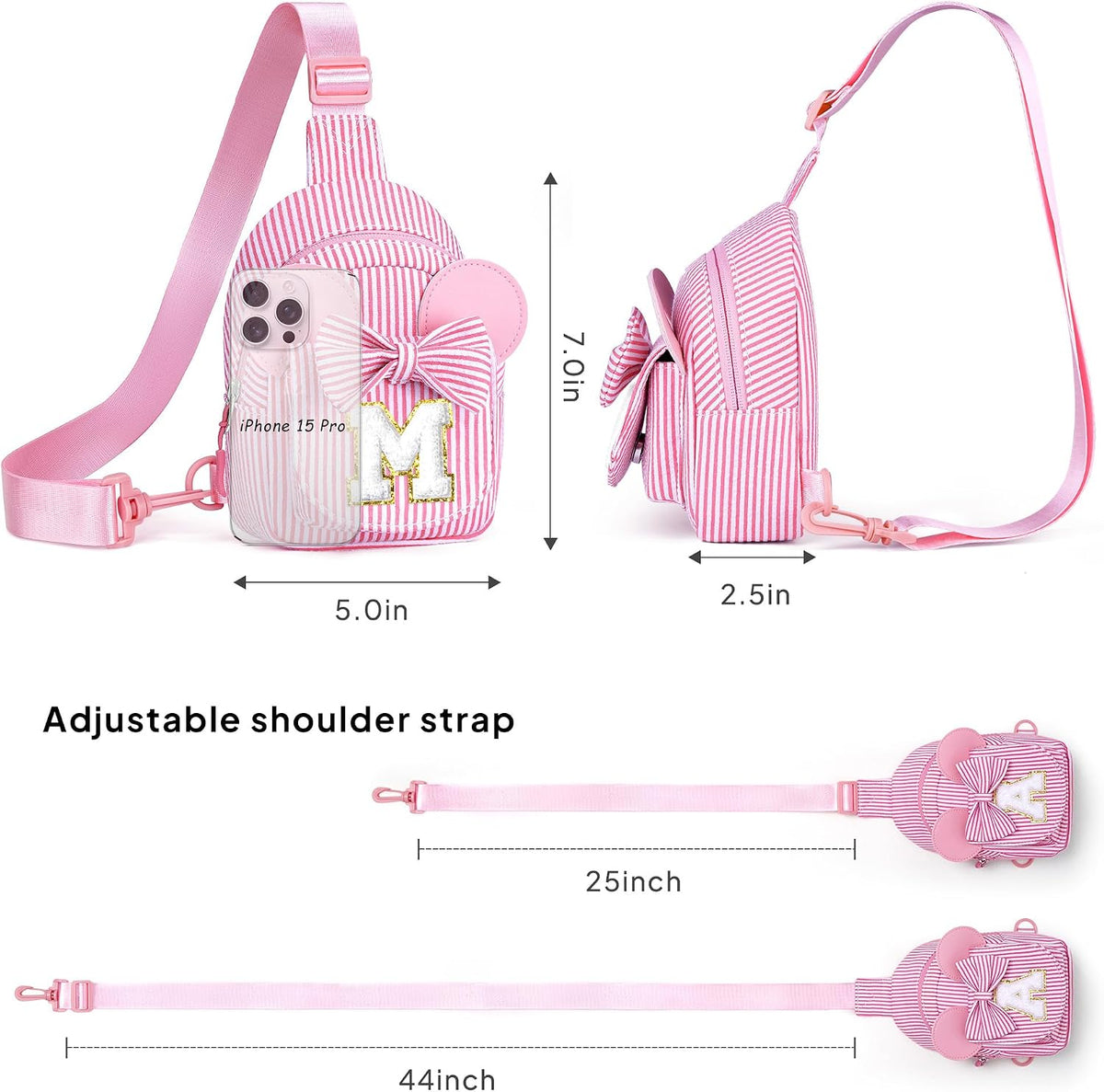 QLOVEA Regalos para niños y niñas, bolso bandolera para niñas, rega...