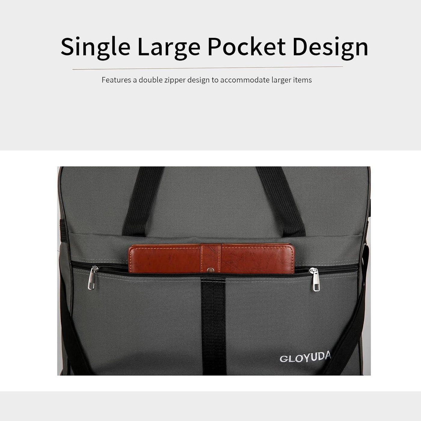 Gloyuda Maletas extra grandes de 43.8 pulgadas con ruedas, bolsa de...