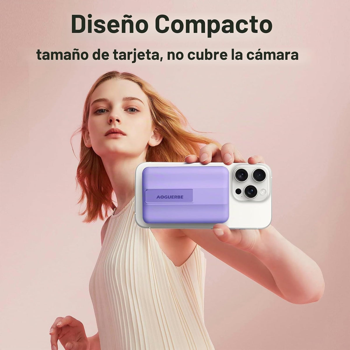 AOGUERBE - Cargador portátil MagSafe, cargador magnético de 10000 m...