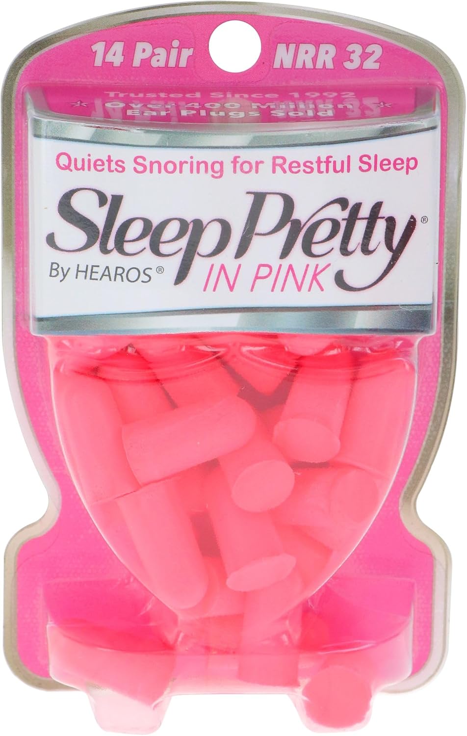 HEAROS Sleep Pretty in Pink - Tapones para los oídos para dormir, 1...