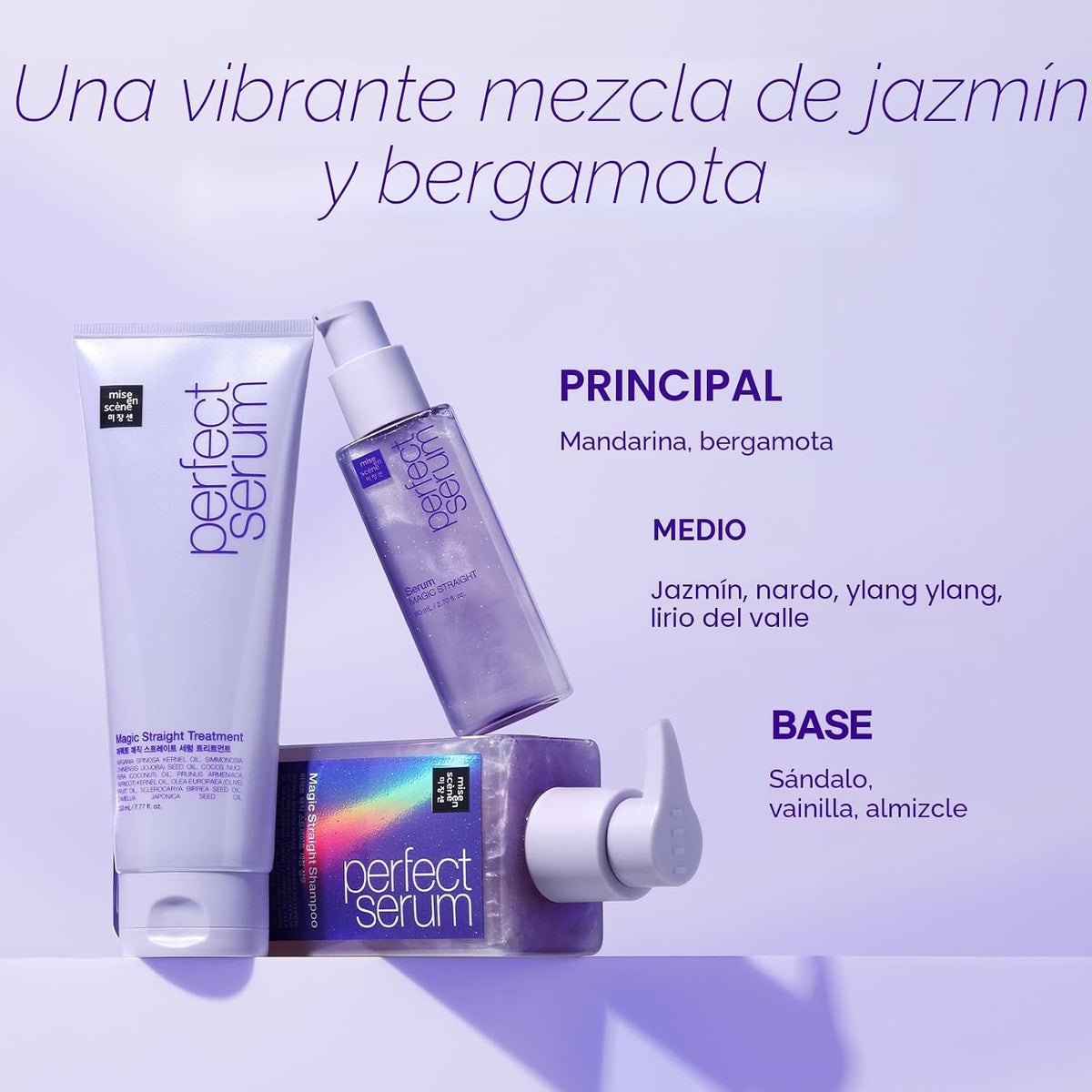 Mise En Scene Perfect Serum Magic Straight Shampoo | Anti-Frizz, pr...