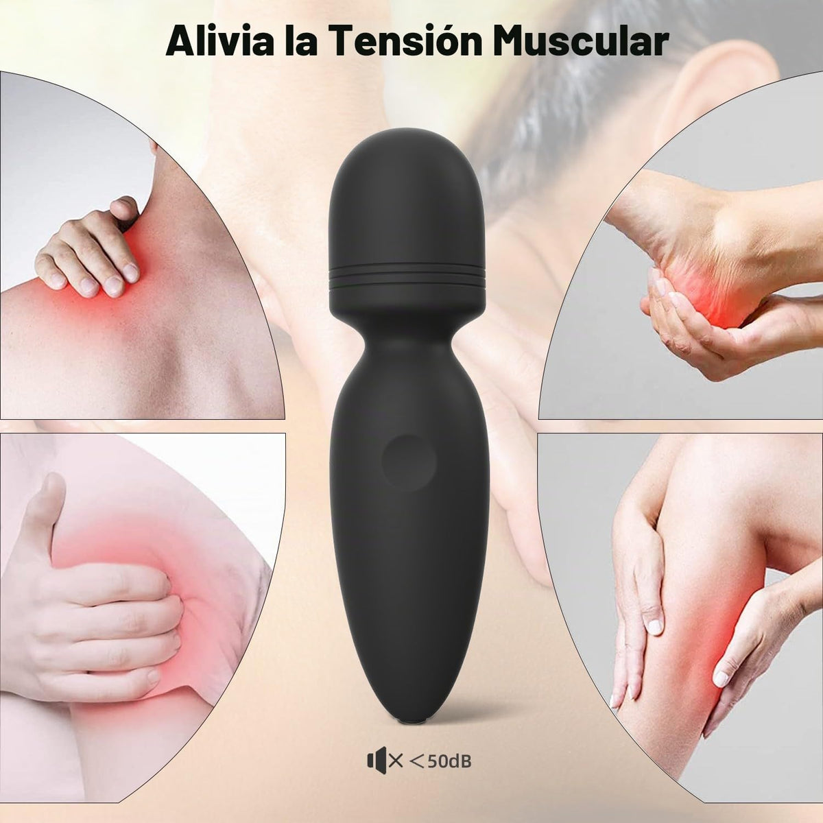 Fuwyiy Mini herramientas de masajeador, pequeño masajeador de mano...