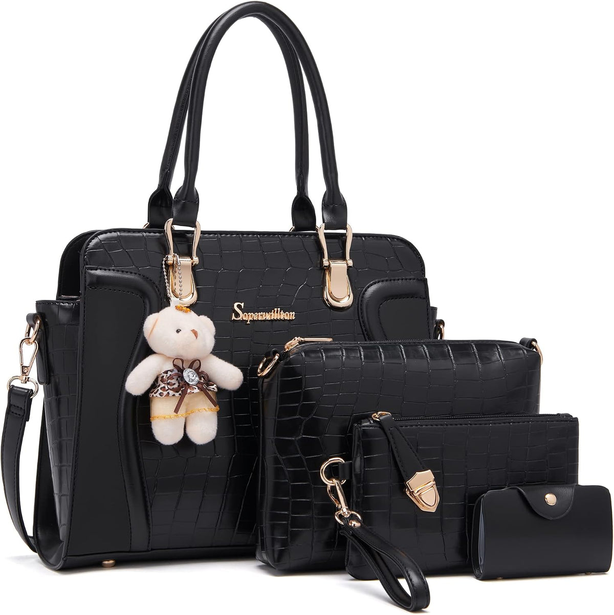 Bolsos de mano de moda para mujer, bolsas tote, bolsas de hombro, b...