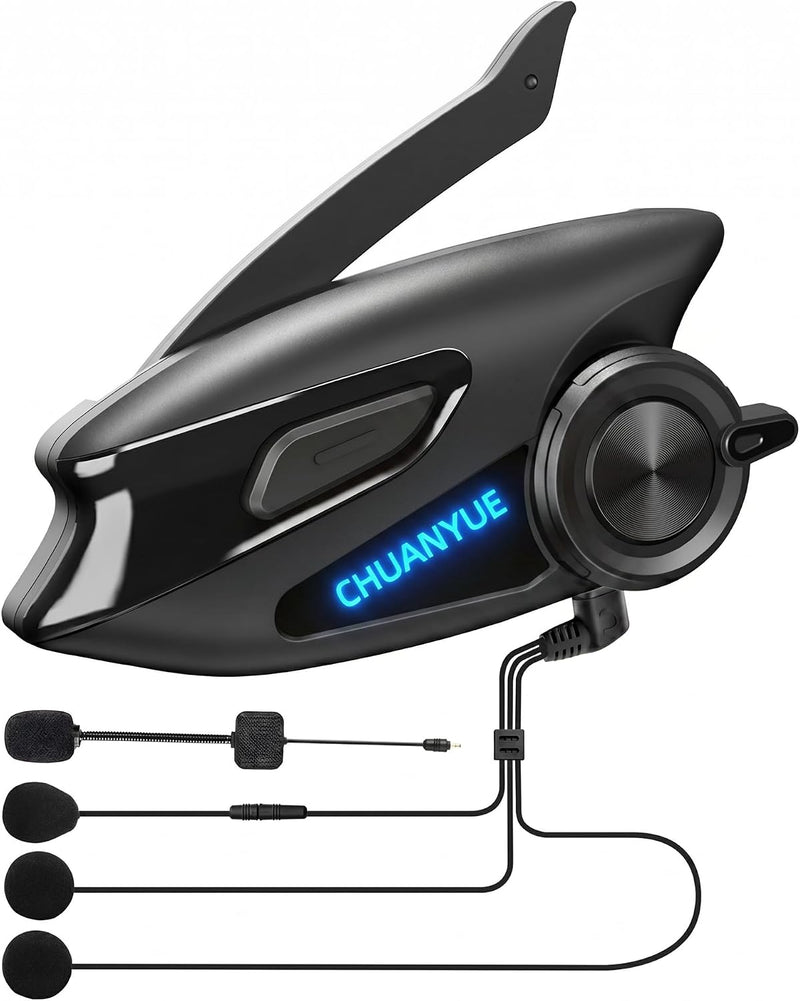 Auriculares Bluetooth para motocicleta con altavoces de casco de 1....