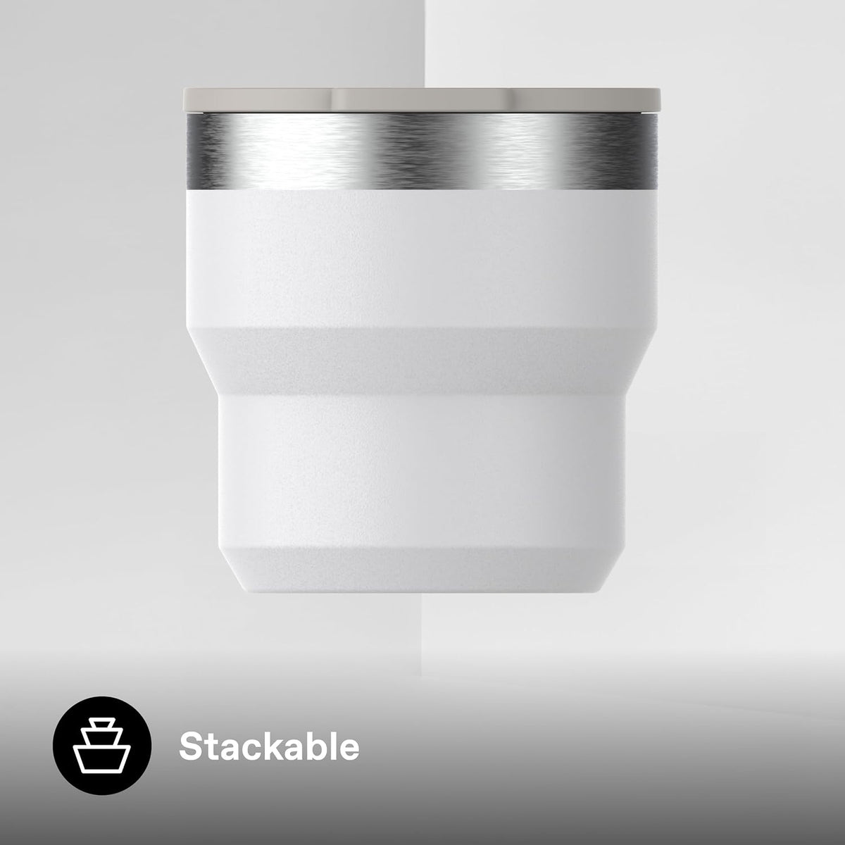 STANLEY 1913 Stay-Hot Taza Apilable 0.29L - Frost | Mantiene el frí...