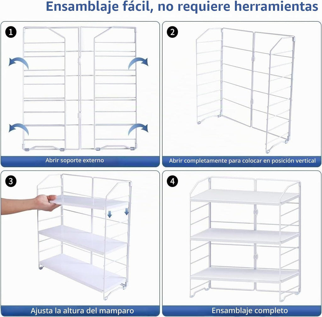 BOIVSHI Organizador de encimera de baño, organizador de mostrador d...