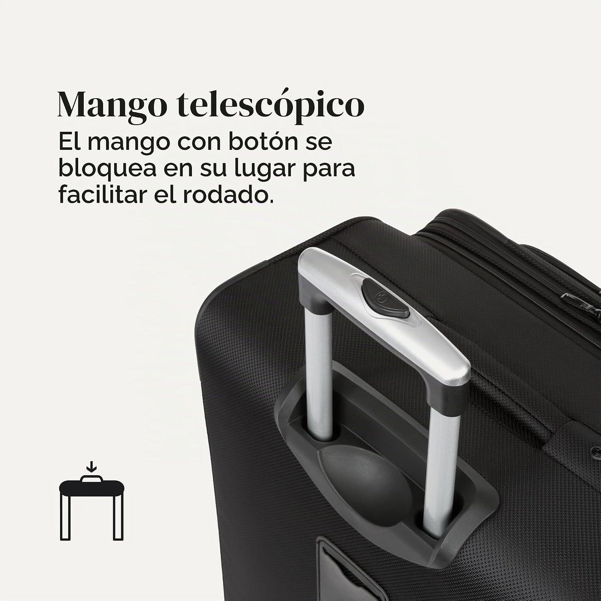 SwissGear Sion de Lado Blando Expandible, Negro