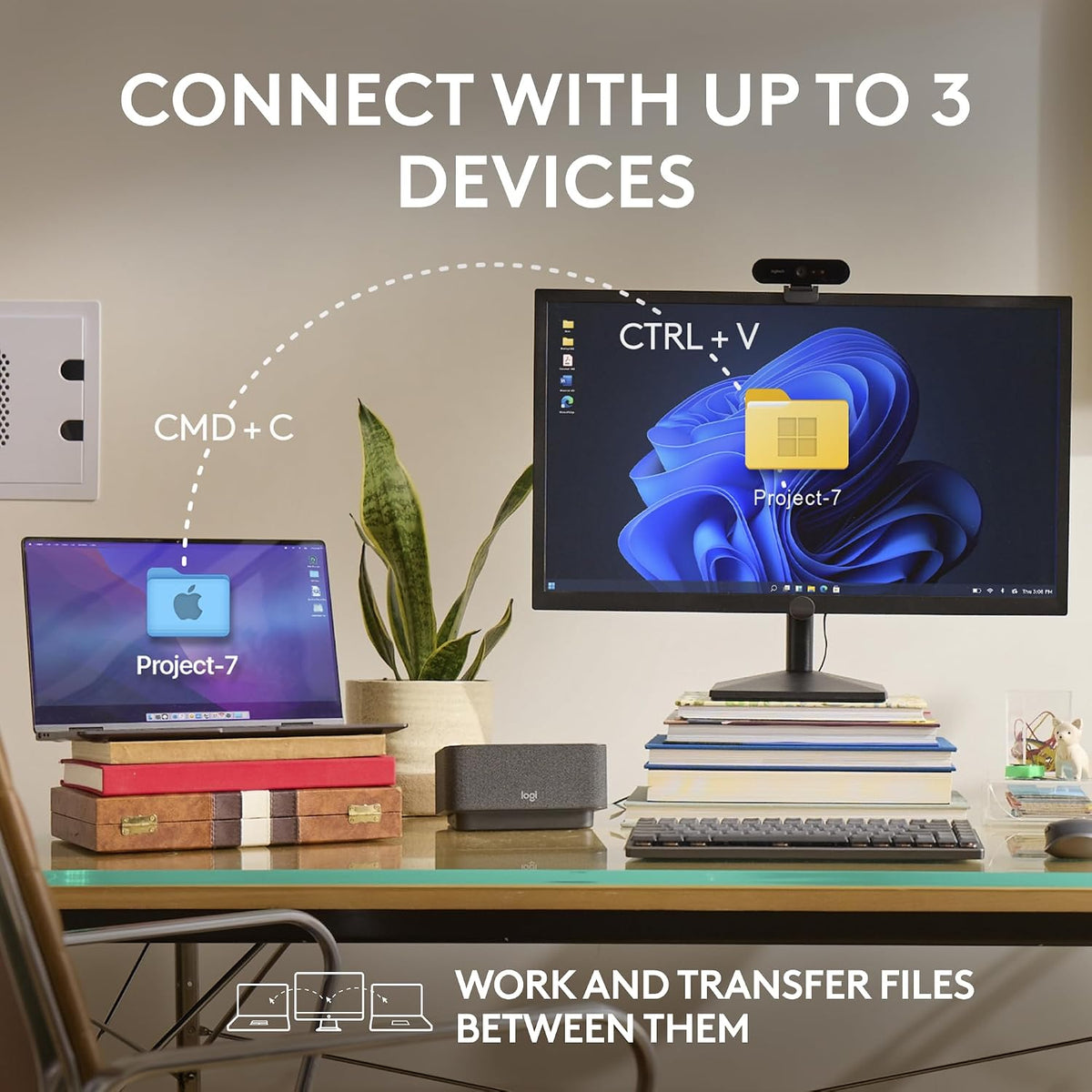 Logitech MX Anywhere 3S Ratón Inalámbrico Desplazamiento Rápido 8K...