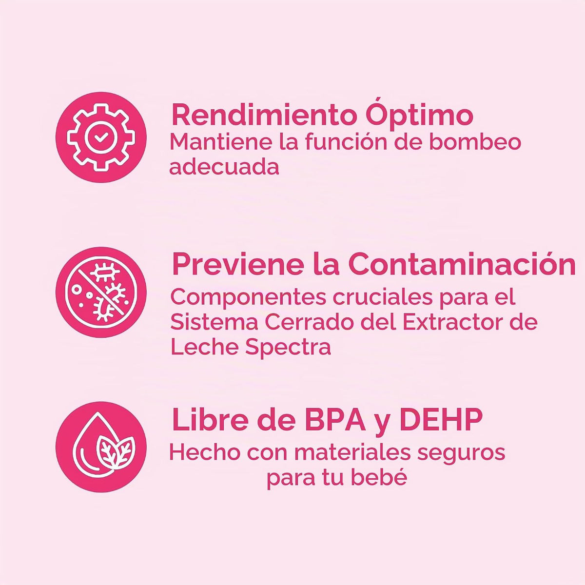 Spectra Baby - Juego de protectores de pecho anchos para extractor...