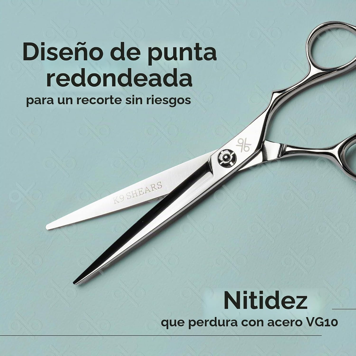 K9 - Tijeras profesionales grandes para el cabello de 6.5 pulgadas,...