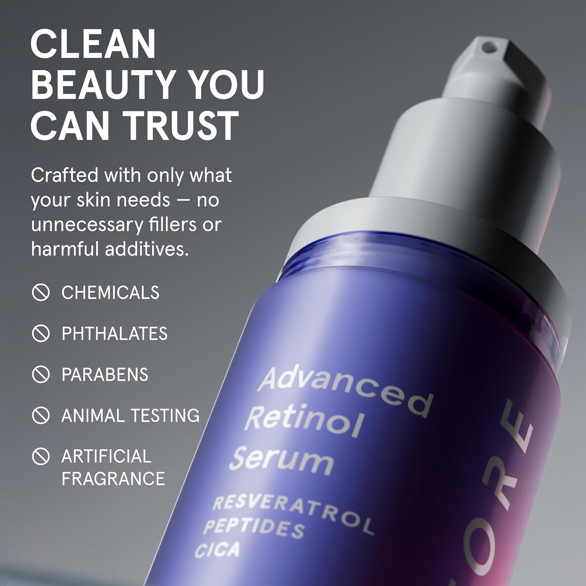 iRestore Suero de retinol para la cara, 1% de retinol con péptidos...