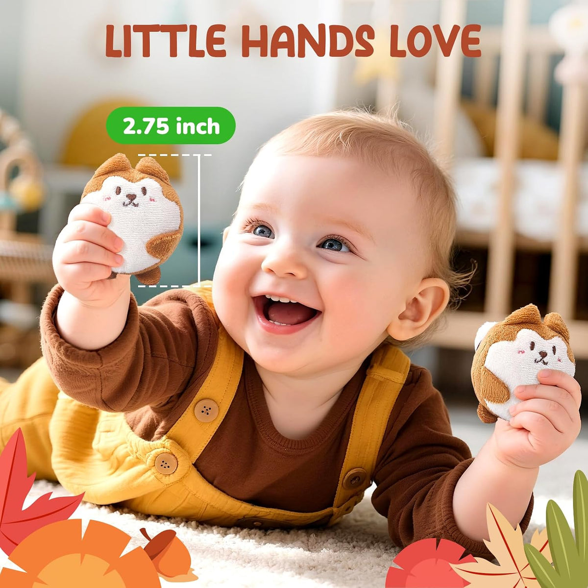 JoyCat Juguetes para bebés de 6-12 meses - Casa de árbol suave para...