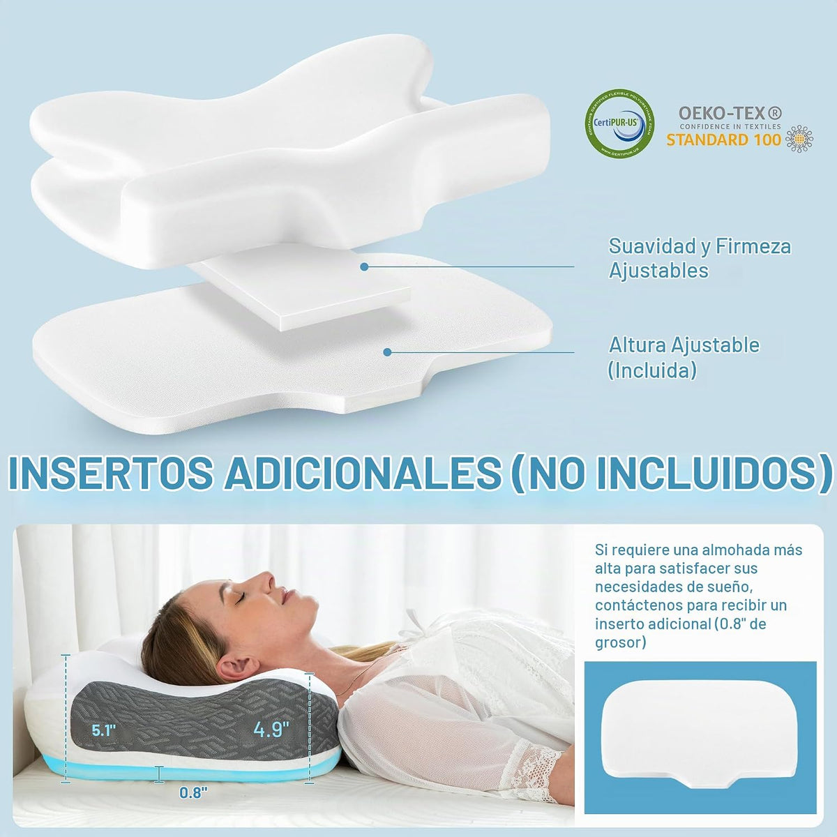 Almohada CPAP elegible para la FSA para que los usuarios reduzcan f...