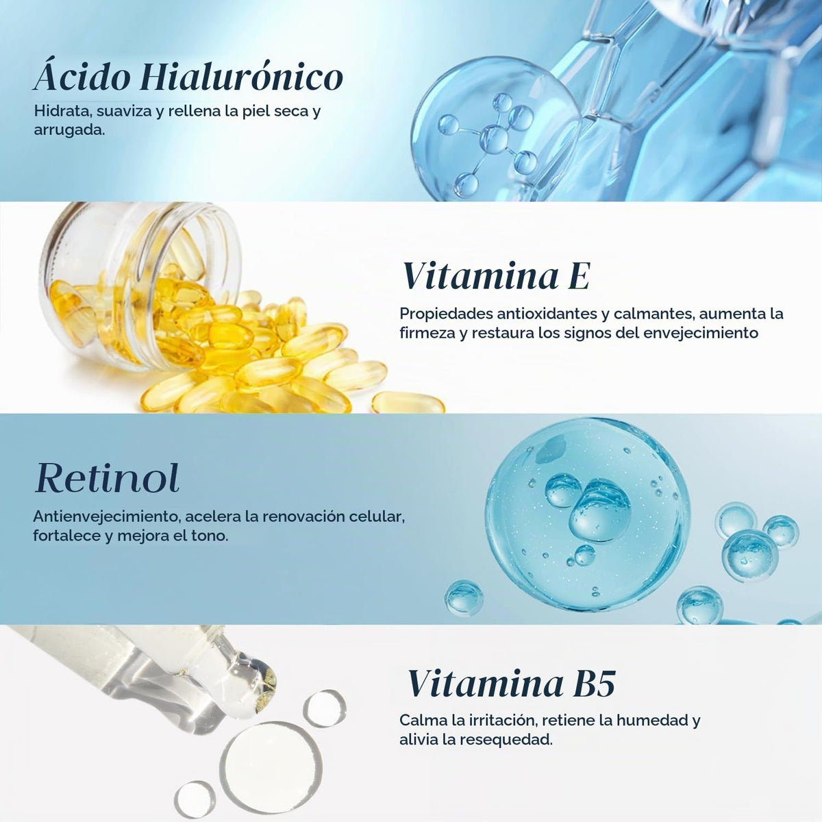 Glow Elixir Suero de retinol para cara con ácido hialurónico \u2013...