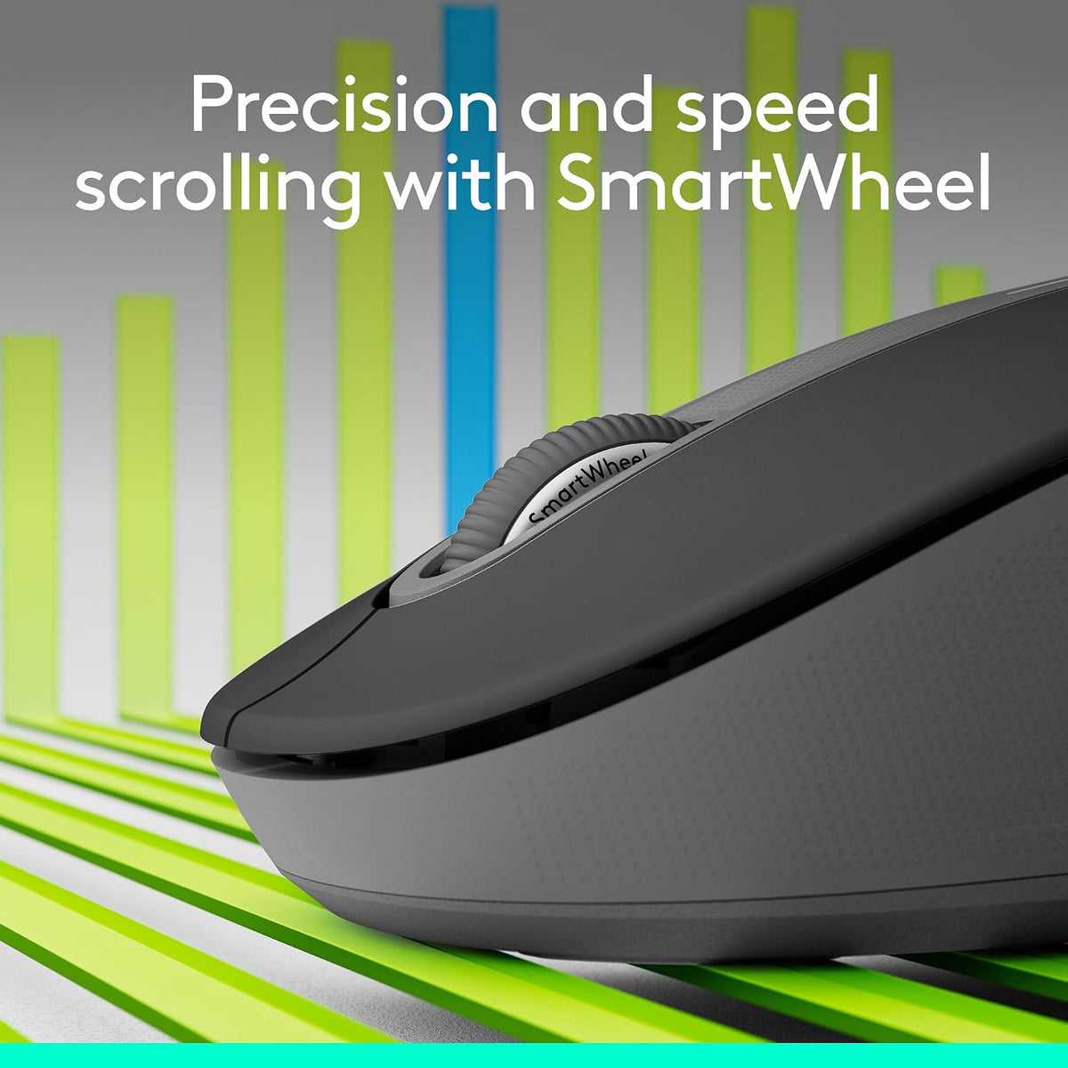 Logitech Ratón inalámbrico de tamaño completo Signature M650 L para...