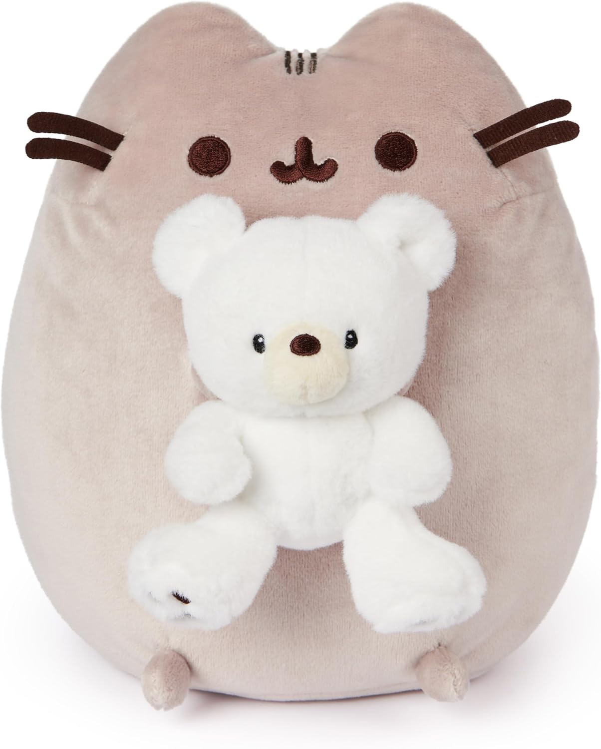 GUND Pusheen con Kai Bear - Gato de peluche con oso de peluche para...