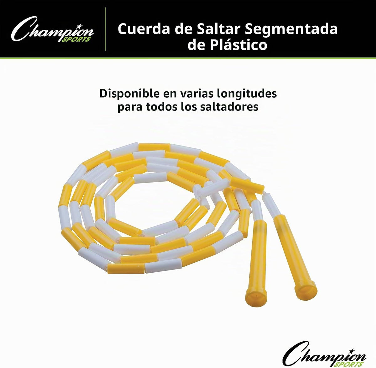 Cuerda para saltar segmentada de plástico Champion Sports