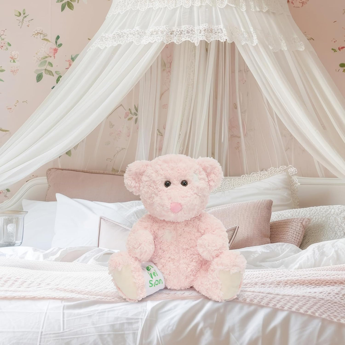 Muiteiur Oso de peluche Get Well Soon de 13.8 pulgadas, regalo de p...