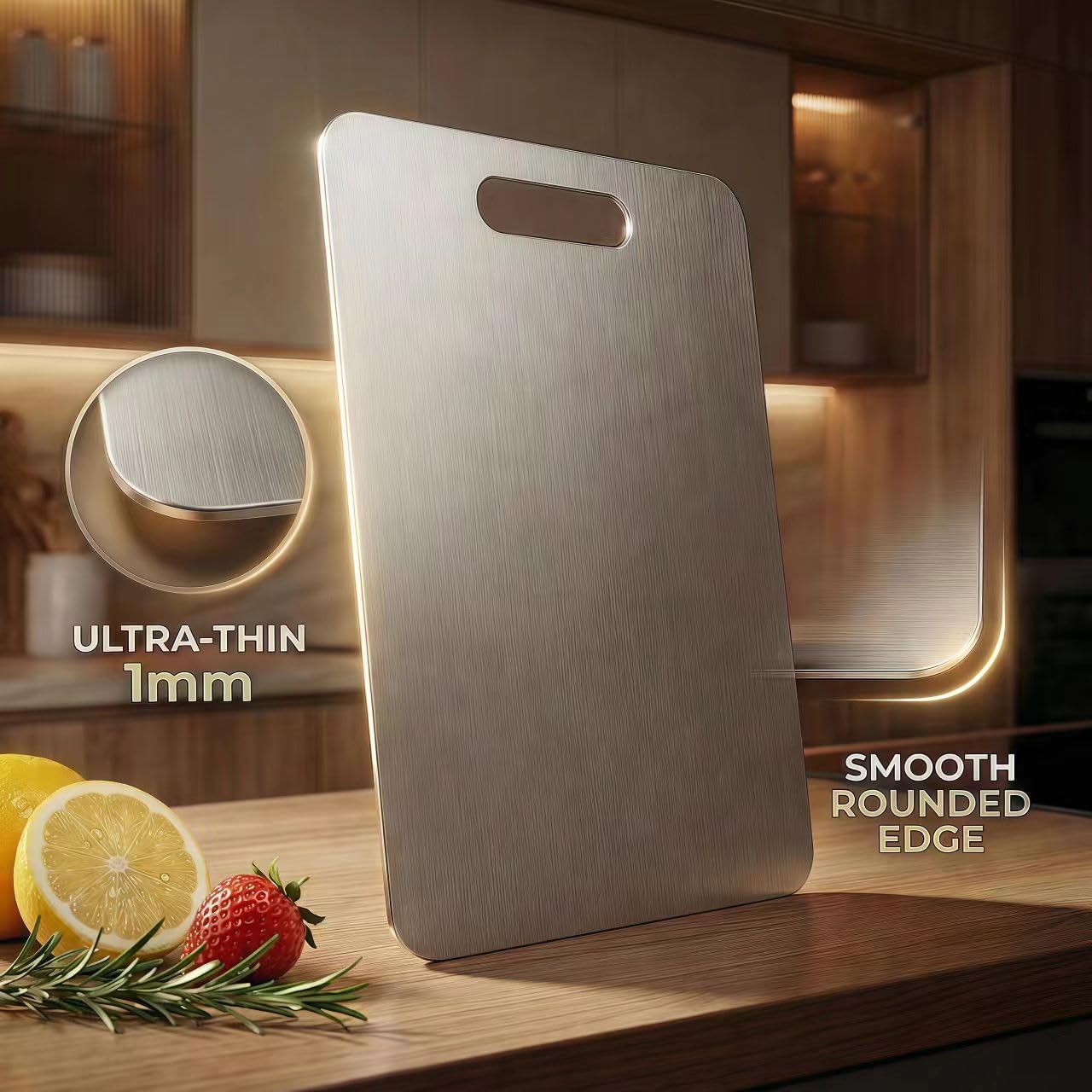 3 tablas de cortar de acero inoxidable para cocina, juego de tablas...