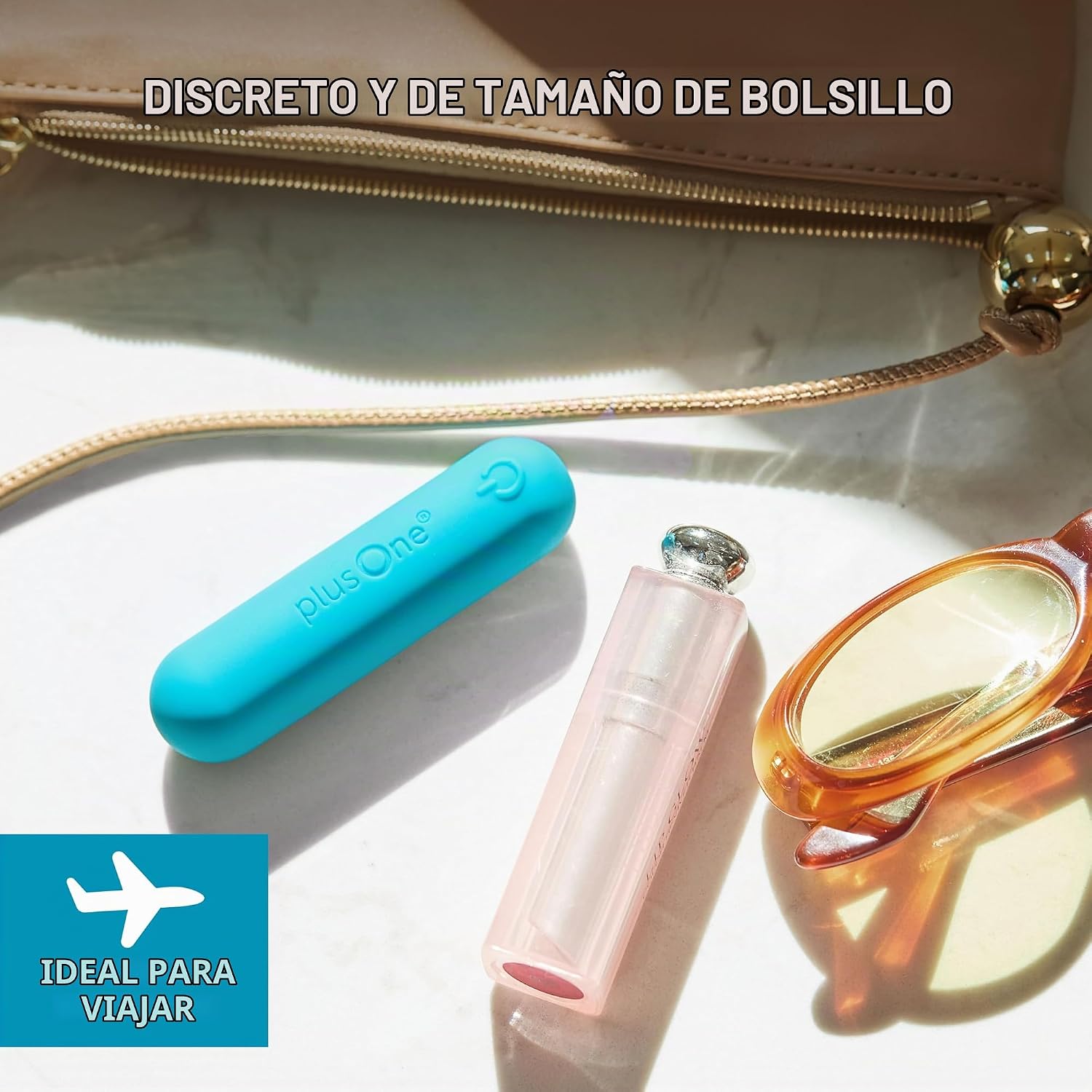 plusOne Vibrador bala para mujer, mini vibrador, silicona segura pa...