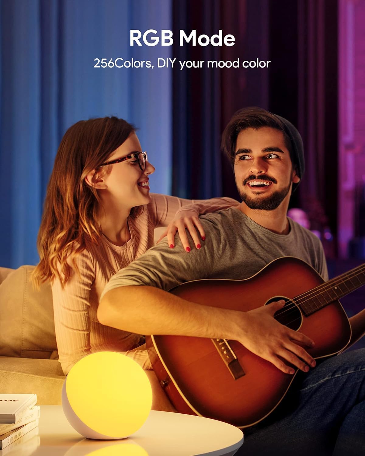 Lámpara táctil Hifree, luz nocturna multicolor para niños, pequeña...