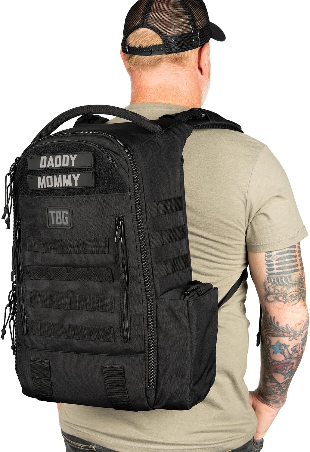 Tactical Baby Gear Daypack Mochila Táctica de Pañales para Papás -...