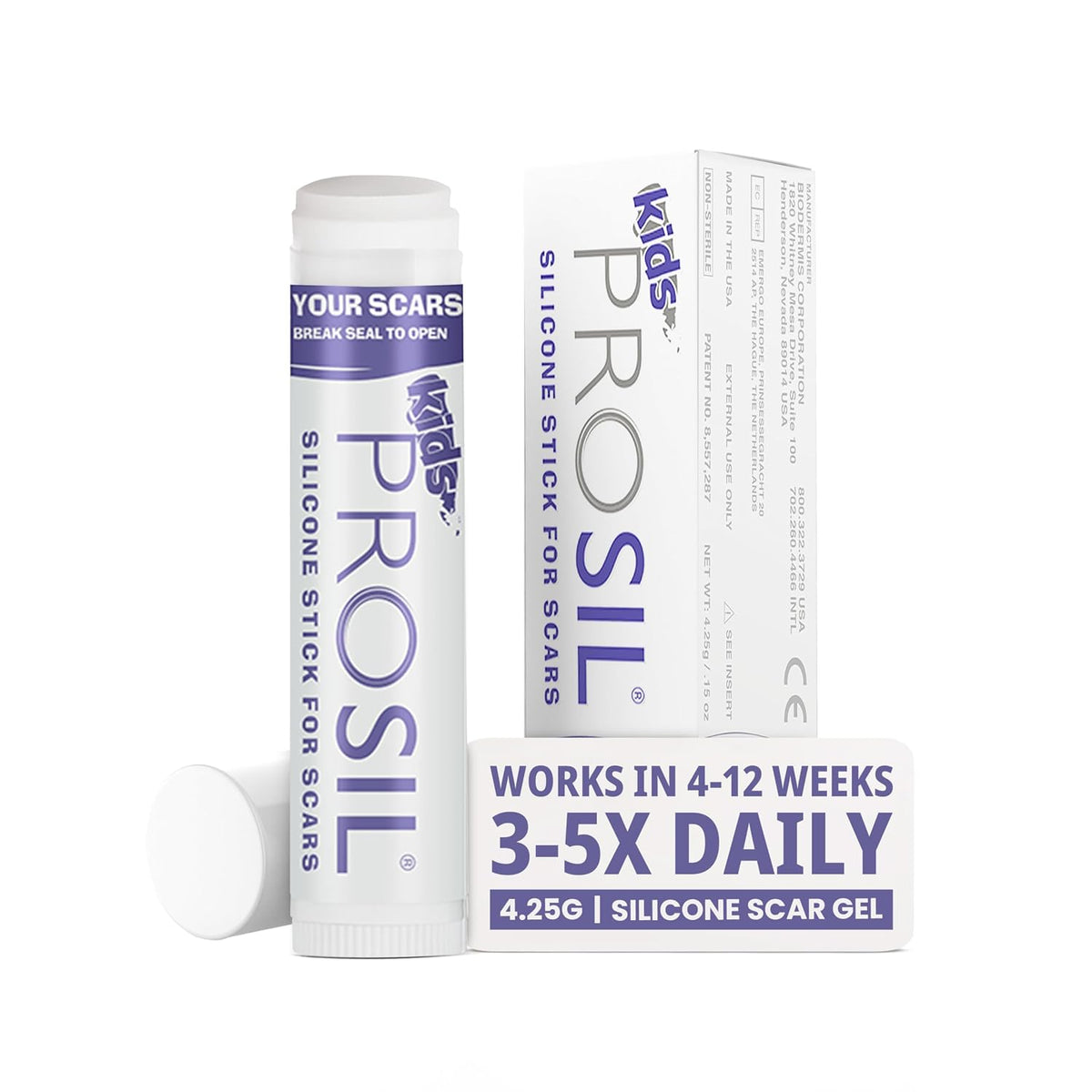Kids Pro-Sil - Palo de silicona para cicatrices (0.15 oz) | Tratami...