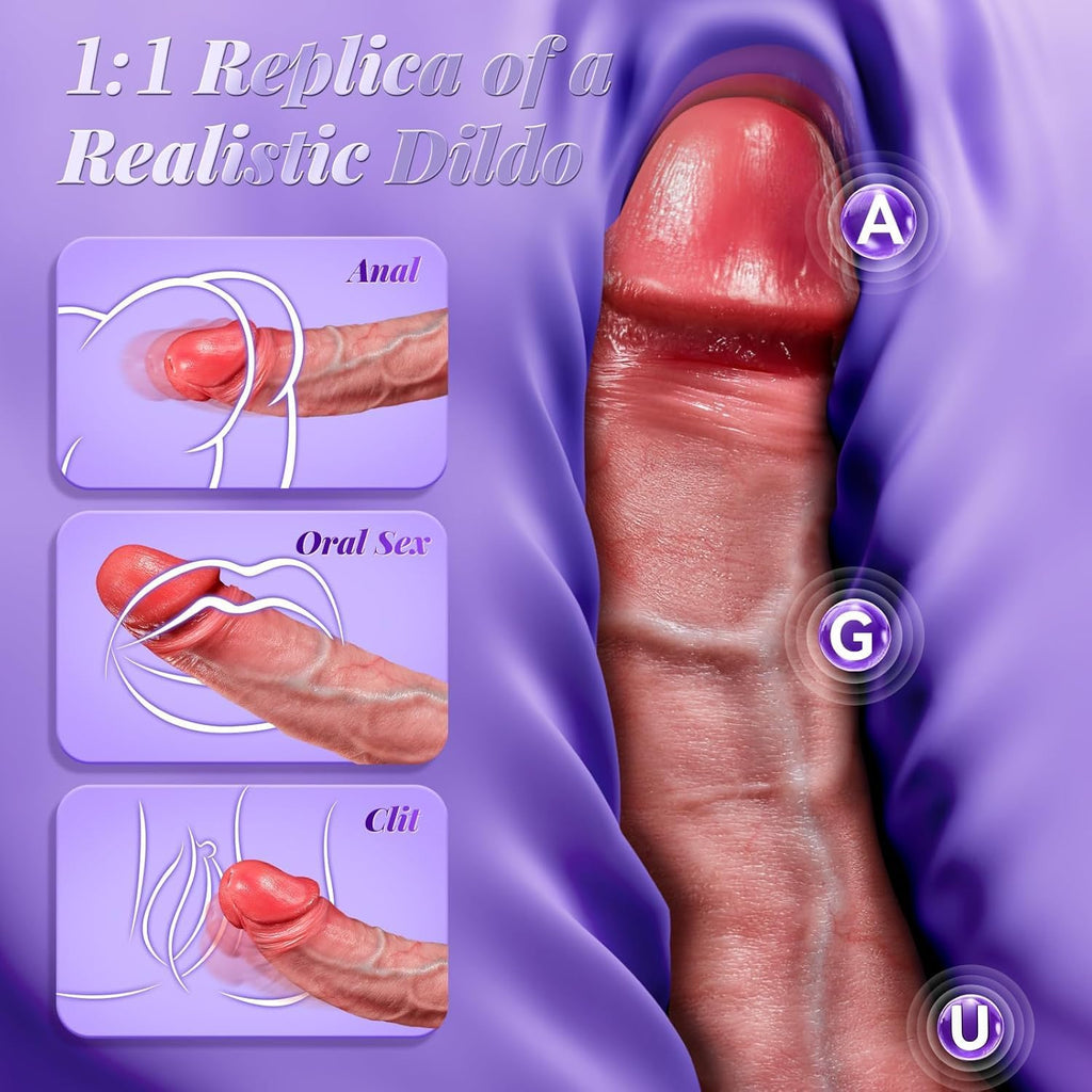 YAYIKZ - Consolador sexual con vibrador, consolador de silicona de...
