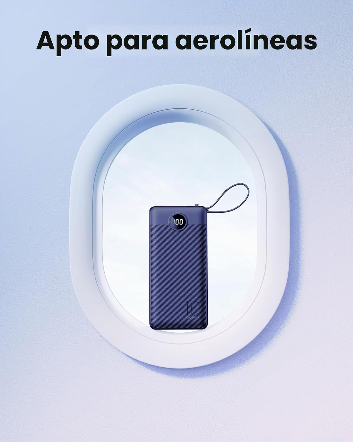 Coowisty Banco de energía portátil, cargador portátil compacto de 1...