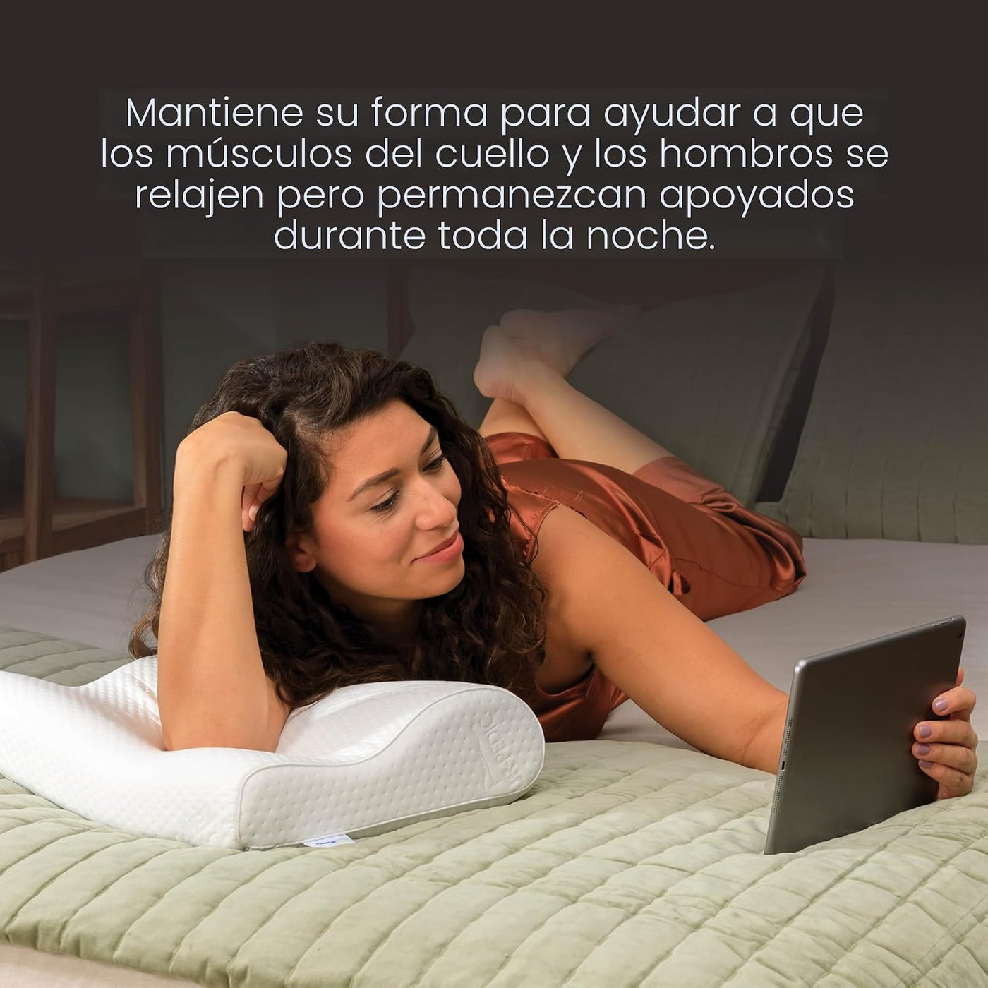 TEMPUR-Pedic, Almohada TEMPUR-Neck Estándar, Perfil Pequeño-Paquete...