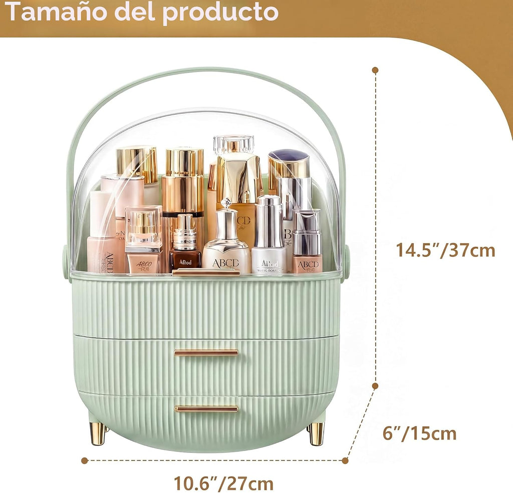 NestOrganix Organizador de maquillaje para el cuidado de la piel co...