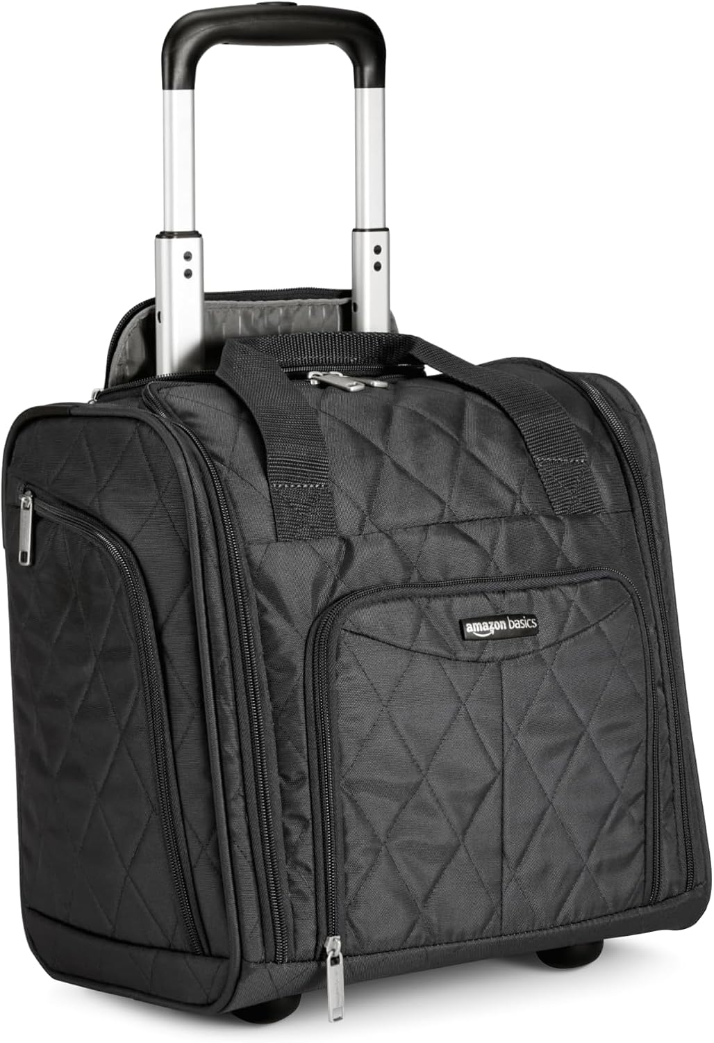 Amazon Basics Bolsa de equipaje de viaje rodante de mano para debaj...
