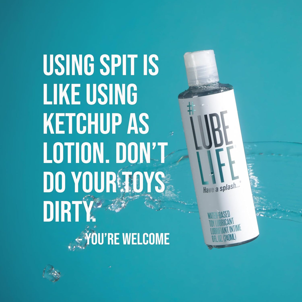 LubeLife Lubricante a base de agua \u2013 Lubricante personal segur...