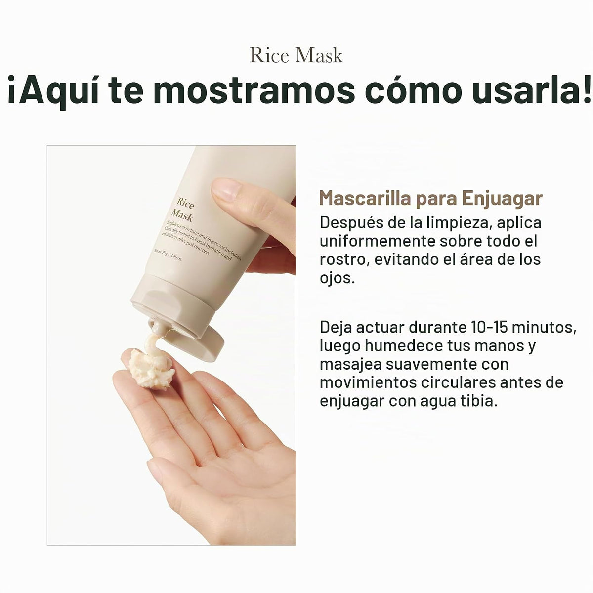 I'm From Máscara de arroz, máscara exfoliante suave de arroz la...